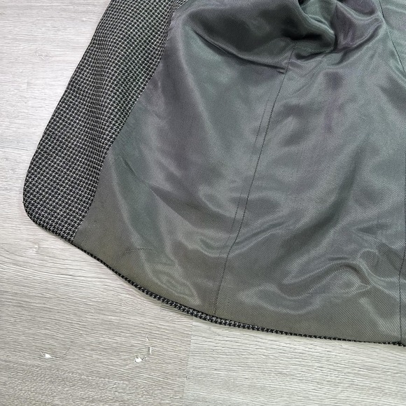 Hickey Freeman Blazer Mens 42R Gray Silk Check Sport Coat Jacket Nordstrom - Picture 13 of 14